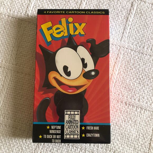 Felix The Cat Cartoon Classics VHS Brand New Factory Sealed Unicon Release 1992 - Picture 1 of 6